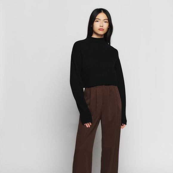 Reformation Sweaters - Cropped Cashmere Turtle (Price Firm / Sold Out Online)